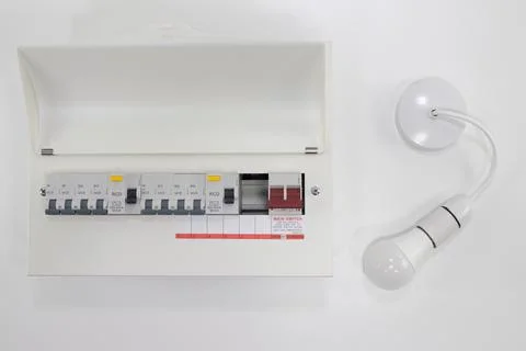 18th edition consumer unit Stock Photos