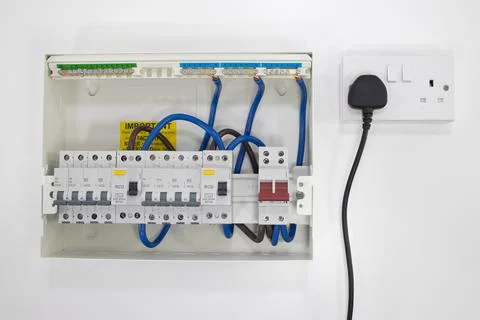 18th edition consumer unit Stock Photos