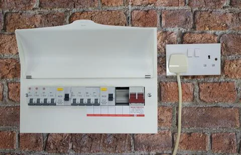 18th edition consumer unit Stock Photos