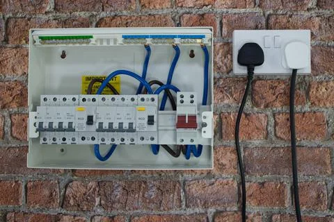 18th edition consumer unit Stock Photos