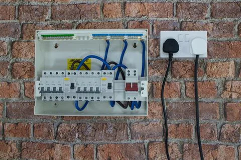 18th edition consumer unit Stock Photos