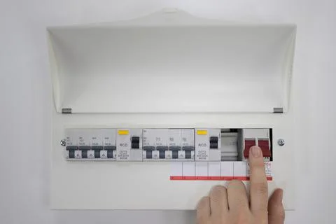 18th edition consumer unit Stock Photos