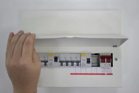 18th edition consumer unit Stock Photos