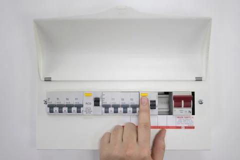 18th edition consumer unit Stock Photos