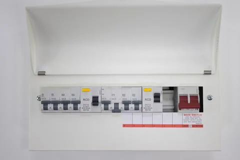 18th edition consumer unit Stock Photos