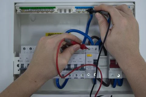 18th edition consumer unit Stock Photos