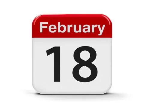 18th February Stock Illustration