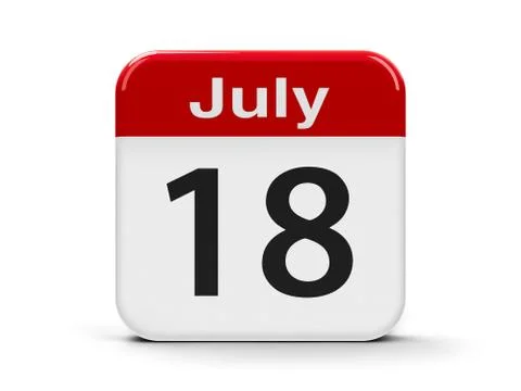 18th July Stock Illustration