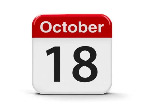 18th October Stock Illustration