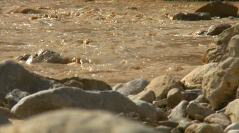 19 2 2012 Dead Sea03Flashfllud Stock Footage 22514460