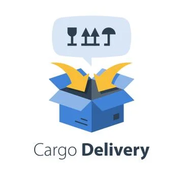 19 delivery box 1 Stock Illustration