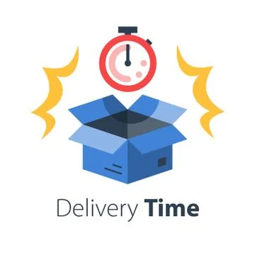 19 delivery box 1 Stock Illustration