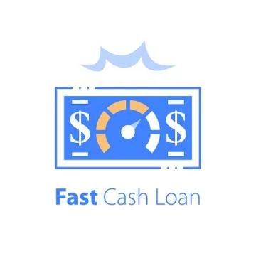 19 Fast cash 21 Illustrazione stock