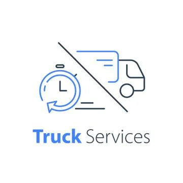 19 fast delivery 13 Illustrazione stock