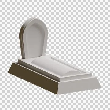 19 Halloween Grave With 3D Render Element Stock Illustration