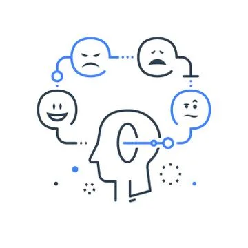 19 head line 24 Illustrazione stock