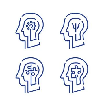 19 head line 46 Stock Illustration