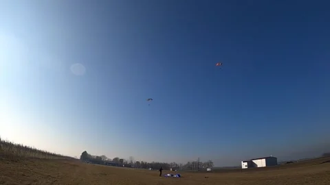 19 landing Stock Footage 309092987