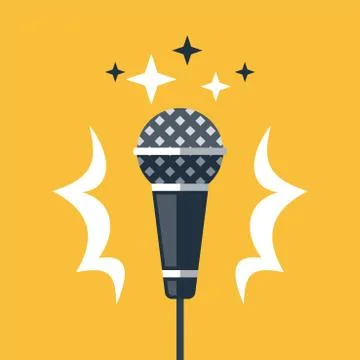 19 microphone 2 Stock Illustration