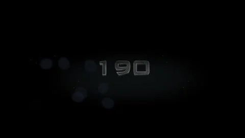 190 title metal text on black alpha channel background Stock Footage 295870099