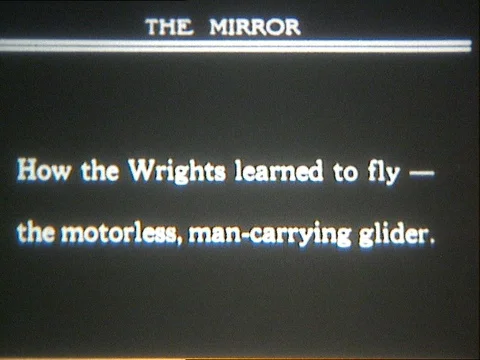 1901-Wright Brothers / USA / 1900-1919 Stock Footage