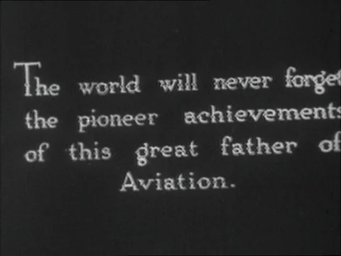 1903 LE MANS FRANCE: WRIGHT BROTHERS FLIGHT: airplane prepares to fly Stock Footage