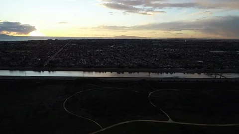 190325 TheBluff Flyover2 4kHQ Video stock 105229987