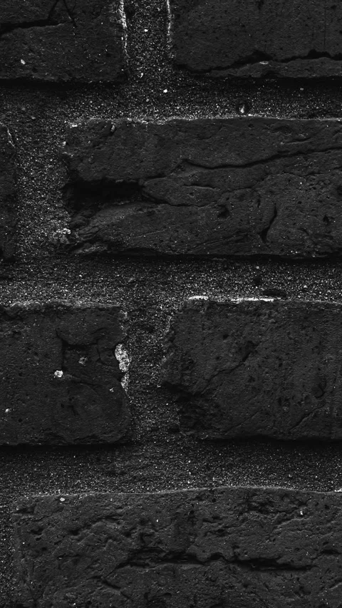 190_Rough dark brick wall texture pattern.mp4 Stock Footage 347072752