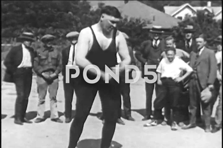 1910s Boxer Jess Willard Throws Punche Stock Video Pond5