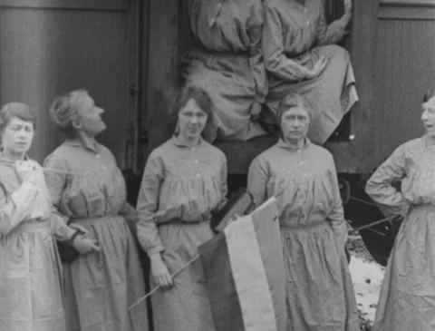 1910s - Suffragettes on the Prison Special Video stock 149782697