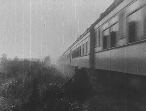 1910s - Train Passing Stock Footage 151194778