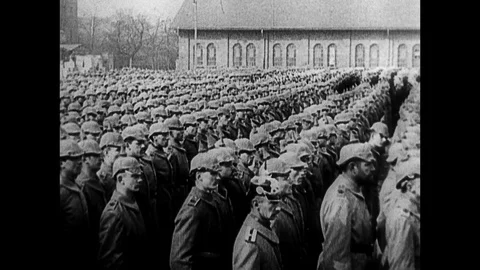 1914-First World War / Mobilisation / Germany / 1914 Video stock 77988902