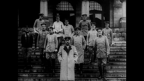 1914-First World War / Paul von Hindenburg / Germany / 1914 Video stock 77989032