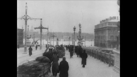 1914-People / Russia / 1914 - 1930 Stock Footage