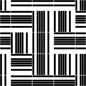 1915 Seamless pattern with vertical and horizontal black streaks Stockillustratie