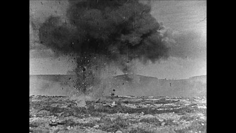1916-Battle of the Somme / First World War / 1916 Stock Footage