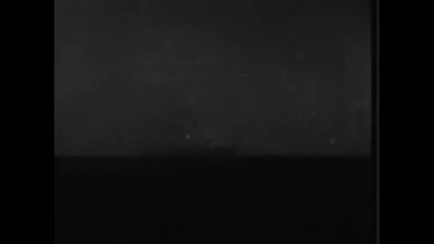 1916 - In this dramatic war b-movie, a smoking ship sinks to the bottom of the Stock Footage 217370626