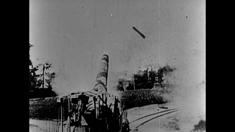 1916-First World War / Battle of Verdun / Verdun / 1916 Stock Footage 77821645