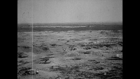 1916-First World War / Battle of the Somme / Picardie / France / 1916 Stock-Footage 77983459
