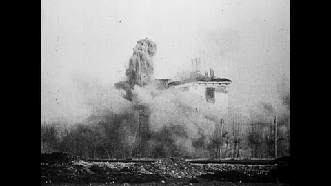 1916-First World War / Battle of Verdun / France / 1916 Stock Footage 77983549