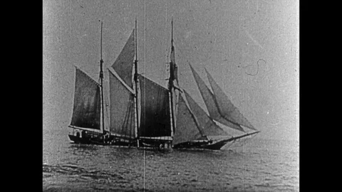 1916-First World War / Warship / Naval Warfare / 1916 Stock Footage