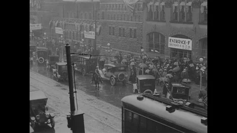 1916-Republican Party / Congress / Chicago / 1916 Stock Footage