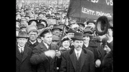 1917-Demonstration / Russian Revolution / Russia / 1917 Stock Footage