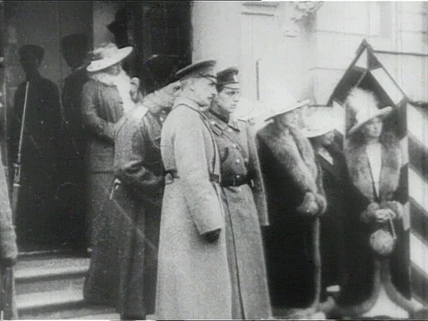 1917-Monarchy / Russia / 1900-1919 Stock Footage 77855035