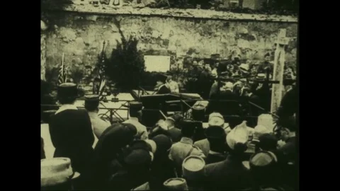 1917-US Army / First World War / Europe / 1917 Stock Footage