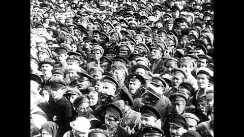1917-Vladimir Lenin / Russia / 1917 Stock Footage