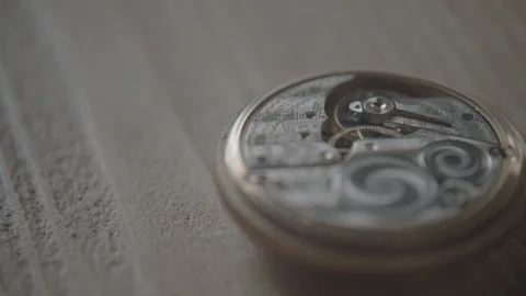 1918 Elgin pocket watch Stock Footage 85575946