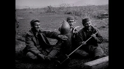 1918-First World War / Balkan Peninsula / 1914 - 1918 Stock Footage 77989683