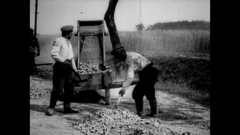 1918-First World War / Prisoner-of-War Camp / Europe / 1914 - 1918 Stock Footage 77983718