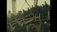 1918-Us Army / Transportation Of Troops / First World War / Europe / 1918 Stock Footage